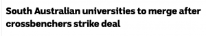 澳洲知名大学合并在即,大批留学生一夜成为八大毕业生!