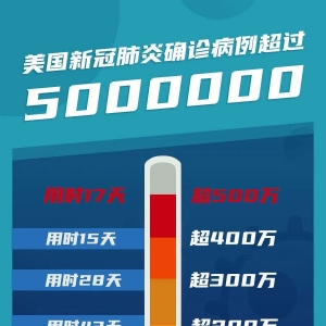500万人确诊,每80秒1人死亡!美国坠入新冠疫情深渊