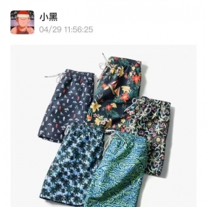 澳洲小众好货 沙滩裤 一定要多入几条 男女情侣夏季速干透气松紧弹力腰印花时尚休闲短裤