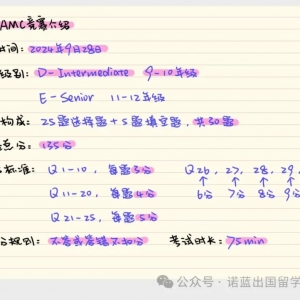 澳洲AMC竞赛考前注意事项汇总