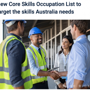 澳洲工作签更容易了?——12月7日澳洲签证系统改革,456个职业纳入“核心技能职业”,将加快下签