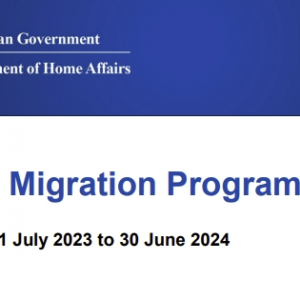 官方公布2023-24年度澳大利亚移民签证下签数据