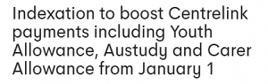 澳洲多项福利金明年1月1日起上调,具体内容来了!