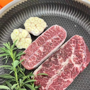 米其林餐厅捡漏!188元抢2斤装【澳洲雪花板腱牛排】片片都是和牛M5级,鲜嫩无比!