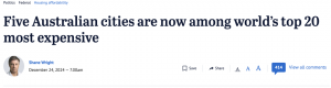澳洲五大城市跻身“全球最贵城市”!墨尔本、悉尼冲入前十!百万富翁数量直线飙升