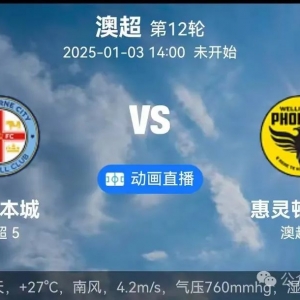 1月3日足球赛事前瞻预测:布里斯班vs中央海岸 巴伦西亚vs皇马