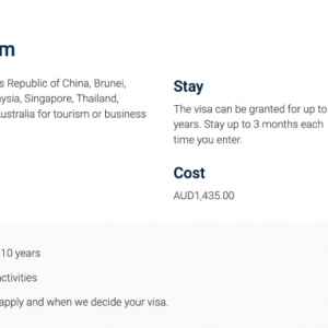 澳洲10年旅游签证申请攻略|包括被拒经历