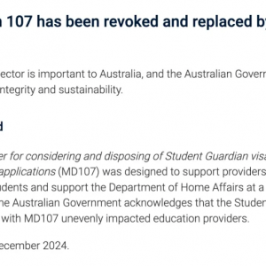 【申请资讯】澳洲留学新变局!部长令111号下,哪10类留学生将获签证优先审理?