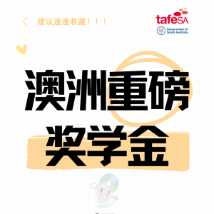 澳洲重磅奖学金!手慢无