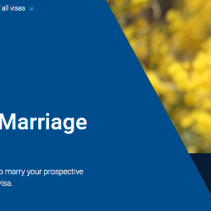 【澳洲300未婚夫妻签证】没有同居且没有领证,只是男女朋友关系,但想去澳洲结婚!