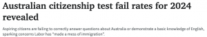 澳洲入籍考试,三分之一都得挂!文末附考试试题