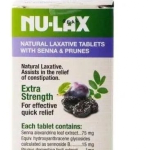 【澳洲精品】Nu—lax 西梅味乐康片添加益生菌 40片  天然果蔬植物纤维西梅萃取,有效缓解便秘,便秘克星,无任何化学添加剂