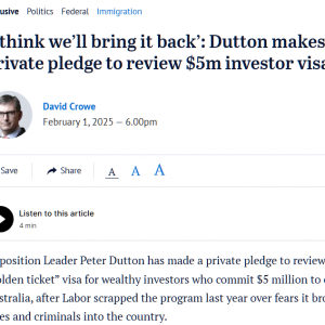 澳洲 SIV188C 有望回归?