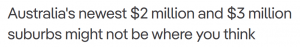 澳洲多地房价大涨,跻身“$200万俱乐部”!华人区上榜