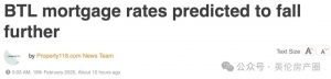 英国购房出租贷款利率将继续下降|澳大利亚将禁止海外买家购买现房两年!