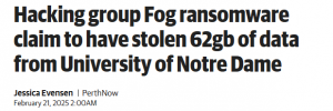 澳洲大学遭黑客攻击,机密文件被盗
