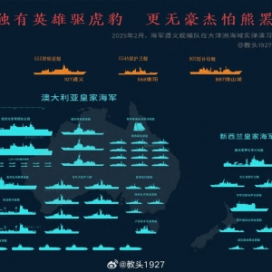 3驱8护的澳大利亚为啥那么跳,再来艘052D,遵义舰编队都能横着走