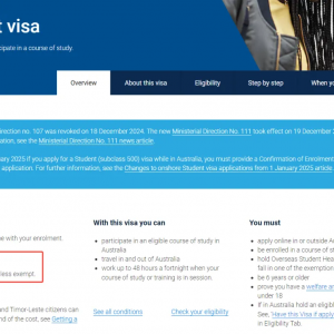 2025年澳洲留学新规官宣!澳洲留子必看: