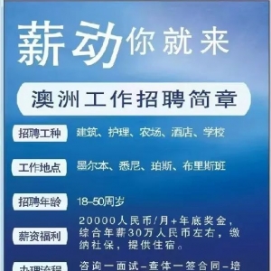 澳洲工作可以联系代理公司