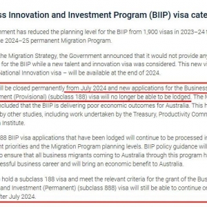 澳洲投资移民一刀切?