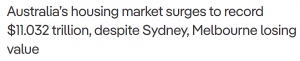 澳洲楼市再创新高,总价值突破$11万亿!专家预计“还要涨”