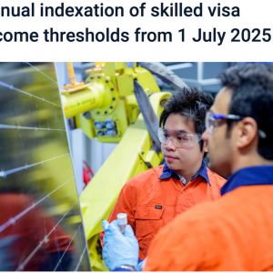 2025年7月起澳洲技术移民门槛大幅提升!