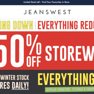 澳洲品牌 Jeanswest 真维斯宣告破产,出售品牌 IP资产