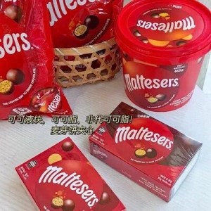 【澳洲Maltesers麦丽素巧克力】49.9元1桶!奶味浓郁,香脆可口,甜而不腻!