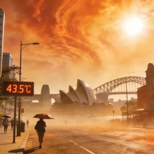 悉尼遭遇史诗级热浪 气温高达43.5℃