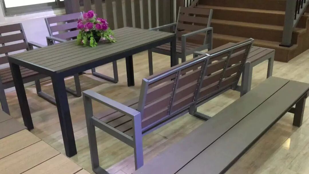 Weather Resistant Diy Aluminum Wpc Bistro Table Lawn Chairs Wpc ...