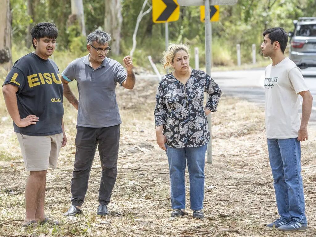 Muhammad Gohar and Rabia Munir with sons Aihab (left) and Salal. Picture: Richard Walker